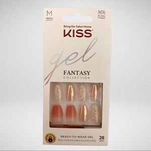 Kiss Gel Fantasy Collection Press-On Nails in Ombré, Glitter, and Chrome